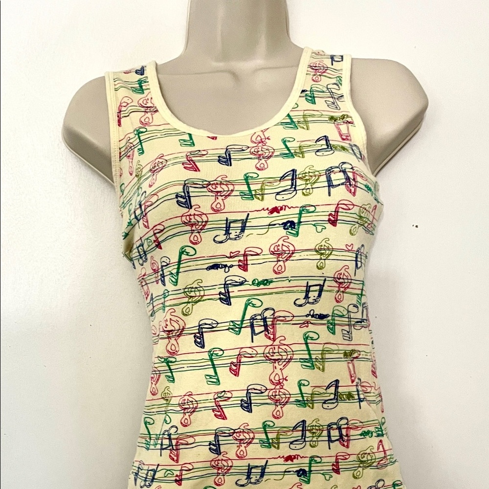 Woman’s Music Note Tank Top